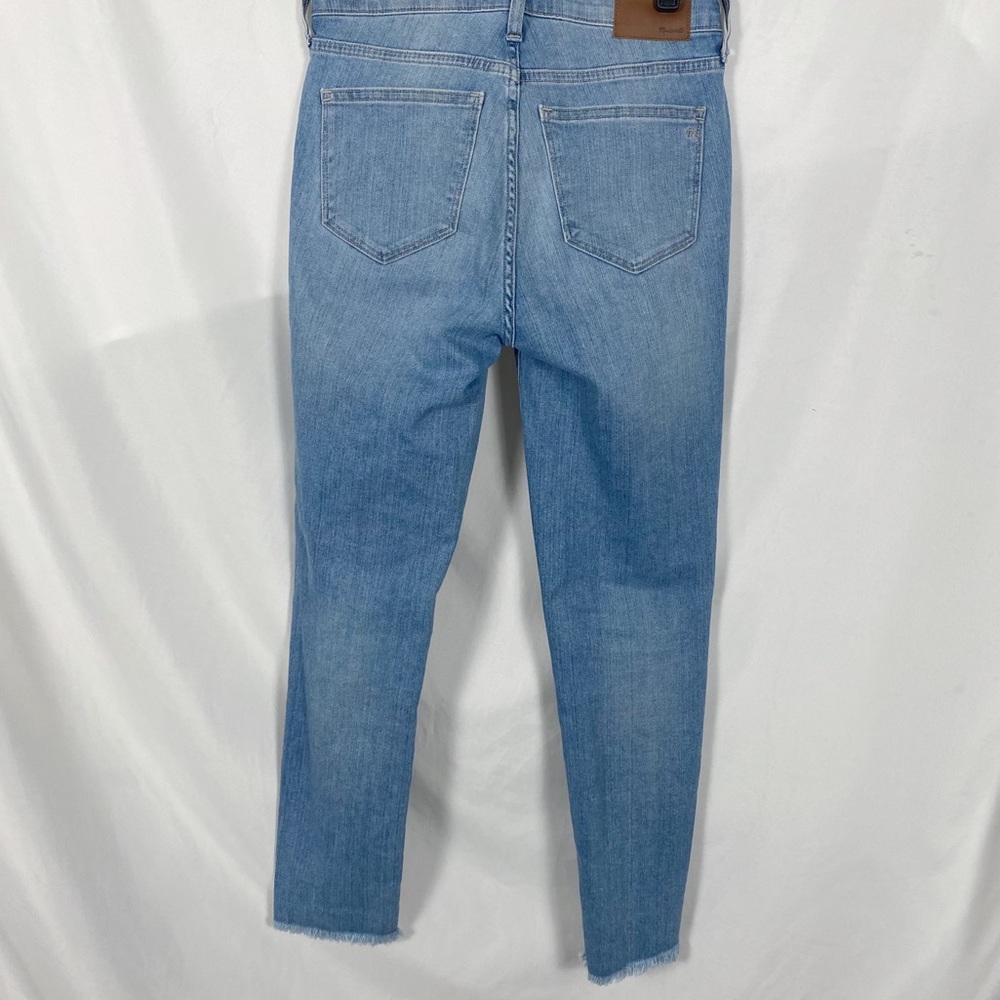 Madewell 9” High Rise Skinny Crop Jeans Button Front Edition - Picture 10 of 14